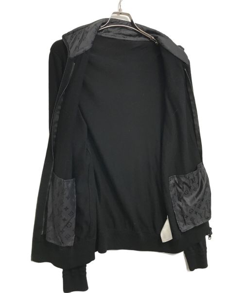 LOUIS VUITTON（ルイ ヴィトン）LOUIS VUITTON (ルイ ヴィトン) ニットジャケット ブラック サイズ:XXLの古着・服飾アイテム