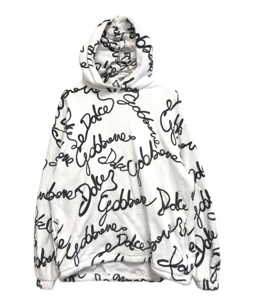 DOLCE & GABBANA（ドルチェ＆ガッバーナ）DOLCE & GABBANA (ドルチェ＆ガッバーナ) パーカー ホワイト サイズ:50の古着・服飾アイテム