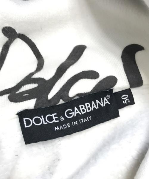 DOLCE & GABBANA（ドルチェ＆ガッバーナ）DOLCE & GABBANA (ドルチェ＆ガッバーナ) パーカー ホワイト サイズ:50の古着・服飾アイテム