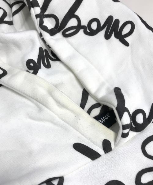 DOLCE & GABBANA（ドルチェ＆ガッバーナ）DOLCE & GABBANA (ドルチェ＆ガッバーナ) パーカー ホワイト サイズ:50の古着・服飾アイテム