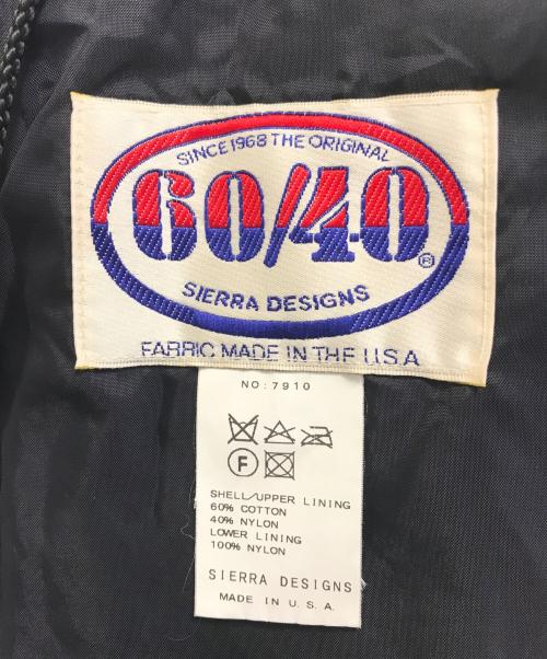 SIERRA DESIGNS（シエラデザインズ）SIERRA DESIGNS (シエラデザインズ) 60/40 マウンテンパーカー ブラック サイズ:XSの古着・服飾アイテム
