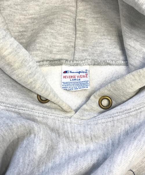 Champion（チャンピオン）Champion (チャンピオン) リヴァースウィーブパーカー グレー サイズ:LARGEの古着・服飾アイテム