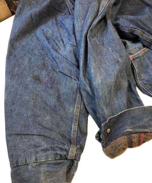 Sears（シアーズ）Sears (シアーズ) 裏ブランケットデニムカバーオール インディゴ サイズ:表記なしの古着・服飾アイテム