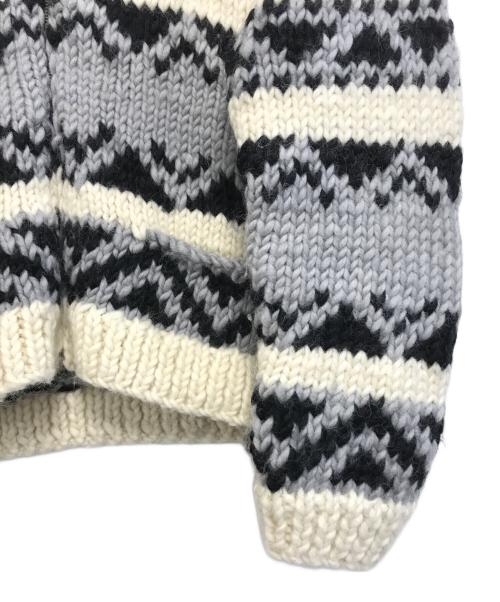 warren scott（ウォーレンスコット）warren scott (ウォーレンスコット) カウチンニットカーディガン ホワイト サイズ:表記なしの古着・服飾アイテム