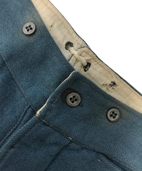 VINTAGE（ヴィンテージ）VINTAGE (ヴィンテージ) ウールパンツ スカイブルー サイズ:表記なしの古着・服飾アイテム