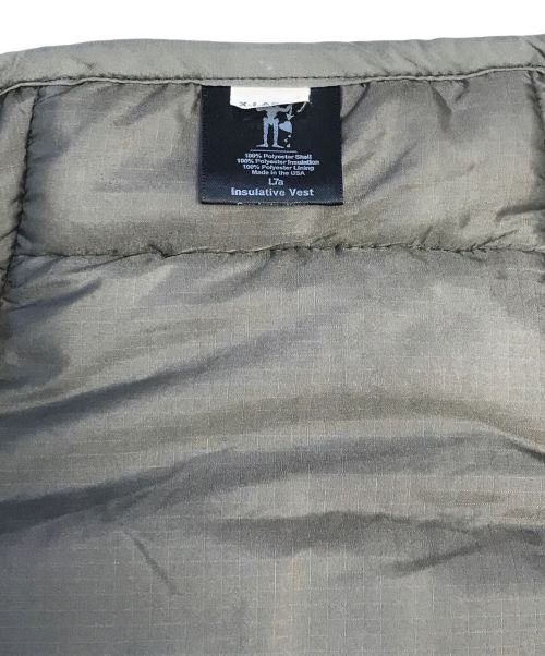 VINTAGE MILITARY（ヴィンテージ ミリタリー）VINTAGE MILITARY (ヴィンテージ ミリタリー) US ARMY PCU GENⅢ LEVEL7 プリマロフトベスト グレー サイズ:X-LARGEの古着・服飾アイテム