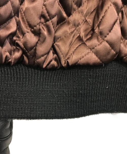 Salvatore Ferragamo（サルヴァトーレ フェラガモ）Salvatore Ferragamo (サルヴァトーレ フェラガモ) レザージャケット ブラック サイズ:48の古着・服飾アイテム
