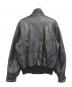 Salvatore Ferragamo (サルヴァトーレ フェラガモ) レザージャケット ブラック サイズ:48：45000円