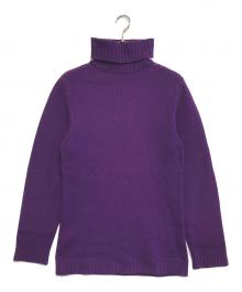 Maison Margiela（メゾンマルジェラ）の古着「タートルネックニット」｜パープル