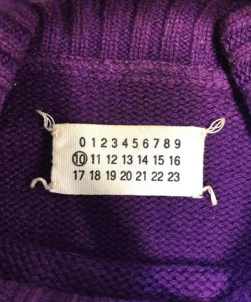 Maison Margiela（メゾンマルジェラ）Maison Margiela (メゾンマルジェラ) タートルネックニット パープル サイズ:表記なしの古着・服飾アイテム