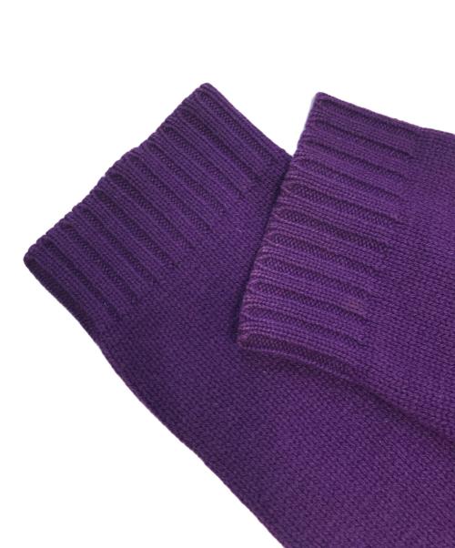 Maison Margiela（メゾンマルジェラ）Maison Margiela (メゾンマルジェラ) タートルネックニット パープル サイズ:表記なしの古着・服飾アイテム