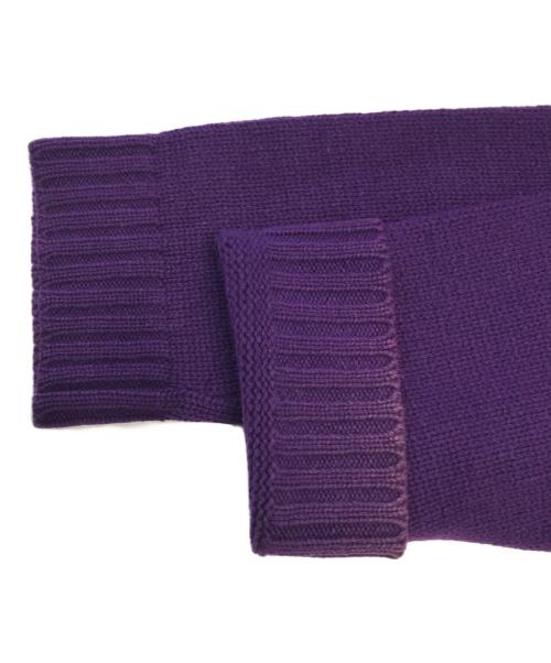 Maison Margiela（メゾンマルジェラ）Maison Margiela (メゾンマルジェラ) タートルネックニット パープル サイズ:表記なしの古着・服飾アイテム