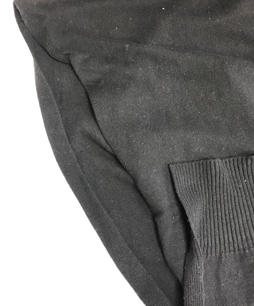 JUNYA WATANABE COMME des GARCONS（(ジュンヤワタナベ コムデギャルソン）JUNYA WATANABE COMME des GARCONS ((ジュンヤワタナベ コムデギャルソン) ロングニットケープ ブラック サイズ:表記なしの古着・服飾アイテム