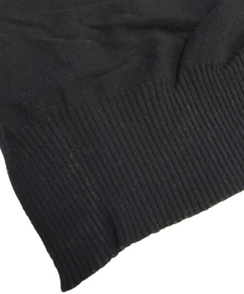 JUNYA WATANABE COMME des GARCONS（(ジュンヤワタナベ コムデギャルソン）JUNYA WATANABE COMME des GARCONS ((ジュンヤワタナベ コムデギャルソン) ロングニットケープ ブラック サイズ:表記なしの古着・服飾アイテム