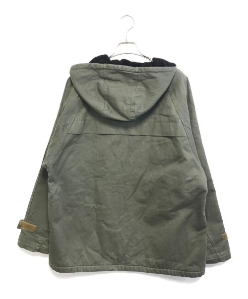 Eddie Bauer（エディーバウアー）Eddie Bauer (エディーバウアー) フーデッドジャケット カーキ サイズ:freeの古着・服飾アイテム