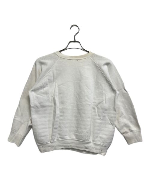 VINTAGE（ヴィンテージ）VINTAGE (ヴィンテージ) 染込み三段プリントスウェット ホワイト サイズ:表記なしの古着・服飾アイテム