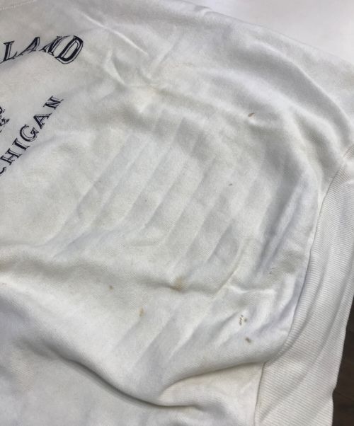 VINTAGE（ヴィンテージ）VINTAGE (ヴィンテージ) 染込み三段プリントスウェット ホワイト サイズ:表記なしの古着・服飾アイテム