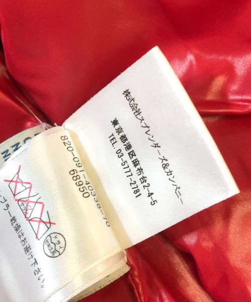 MONCLER（モンクレール）MONCLER (モンクレール) レーシングダウンジャケット レッド サイズ:SIZE 1の古着・服飾アイテム