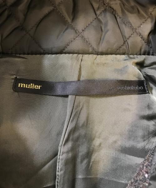muller of yoshiokubo（ミュラーオブヨシオクボ）muller of yoshiokubo (ミュラーオブヨシオクボ) レイヤードコート オリーブ サイズ:36の古着・服飾アイテム