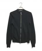 DSQUARED2ディースクエアード）の古着「ジップニット」｜ブラック