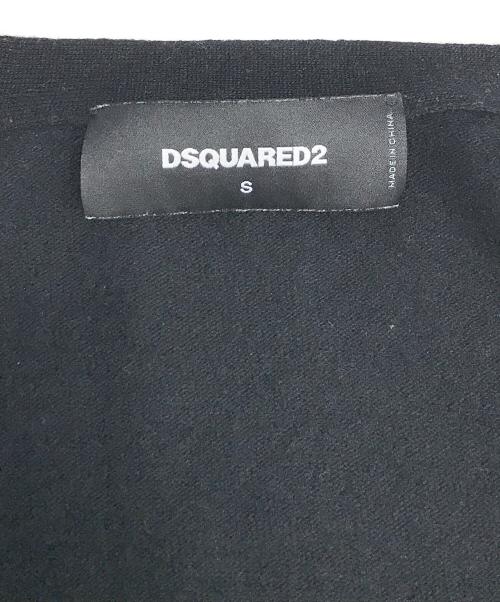 DSQUARED2（ディースクエアード）DSQUARED2 (ディースクエアード) ジップニット ブラック サイズ:Sの古着・服飾アイテム