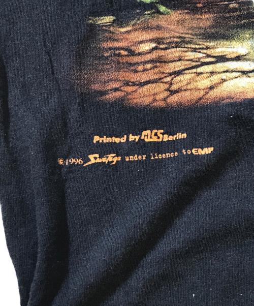 バンドTシャツ（バンドTシャツ）バンドTシャツ (バンドTシャツ) SAVATAGE(サヴァタージ) バンドTシャツ ブラック サイズ:Lの古着・服飾アイテム