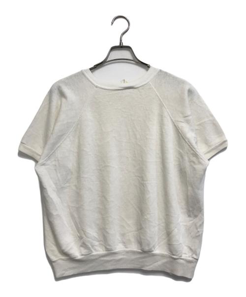 challenger challenger（チャレンジャー・チャレンジャー）challenger challenger (チャレンジャー・チャレンジャー) 半袖プレーンスウェット ホワイト サイズ:LARGEの古着・服飾アイテム