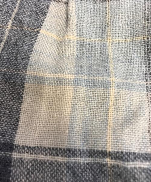 BREWSTAER（ブリュスター）BREWSTAER (ブリュスター) オンブレチェックウールシャツ ブルー サイズ:Mの古着・服飾アイテム