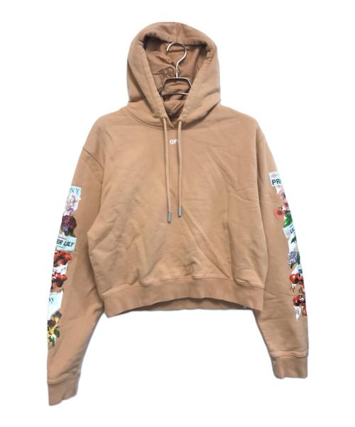 OFFWHITE（オフホワイト）OFFWHITE (オフホワイト) パーカー ベージュ サイズ:Mの古着・服飾アイテム