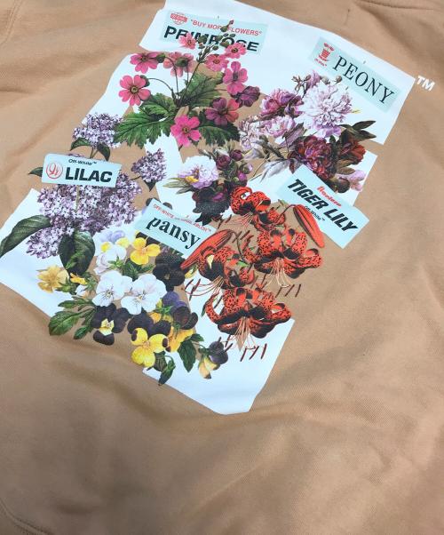 OFFWHITE（オフホワイト）OFFWHITE (オフホワイト) パーカー ベージュ サイズ:Mの古着・服飾アイテム