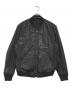 COACH（コーチ）の古着「シグネチャー リバーシブル MA-1 ジャケット」｜ブラック