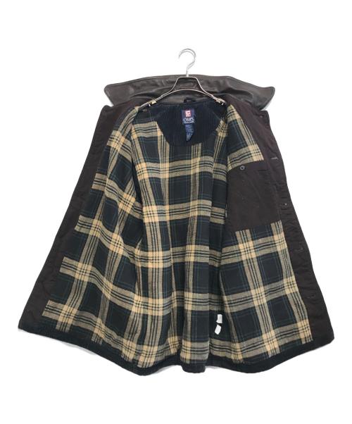 CHAPS RALPH LAUREN（チャップス ラルフローレン）CHAPS RALPH LAUREN (チャップス ラルフローレン) 襟レザーコーデュロイジャケット ブラック サイズ:Mの古着・服飾アイテム