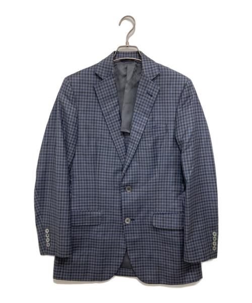 BROOKS BROTHERS（ブルックスブラザーズ）BROOKS BROTHERS (ブルックスブラザーズ) テーラードジャケット ブルー×グレー サイズ:170/92Bの古着・服飾アイテム