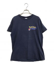 アニメーションTシャツ（アニメーションTシャツ）の古着「99’s Pokemon(ポケモン)  アニメーションTシャツ」｜ネイビー