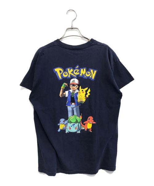 アニメーションTシャツ（アニメーションTシャツ）アニメーションTシャツ (アニメーションTシャツ) 99’s Pokemon(ポケモン)  アニメーションTシャツ ネイビー サイズ:YOUTH XLの古着・服飾アイテム