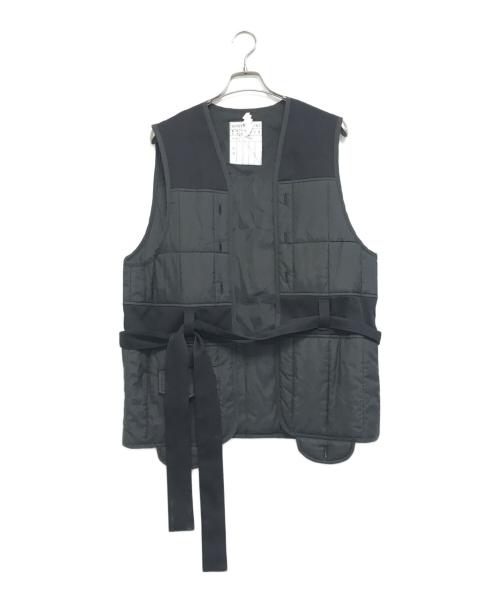 SOSHIOTSUKI（ソウシ オオツキ）SOSHIOTSUKI (ソウシ オオツキ) キルティングライナーベスト ブラック サイズ:46の古着・服飾アイテム