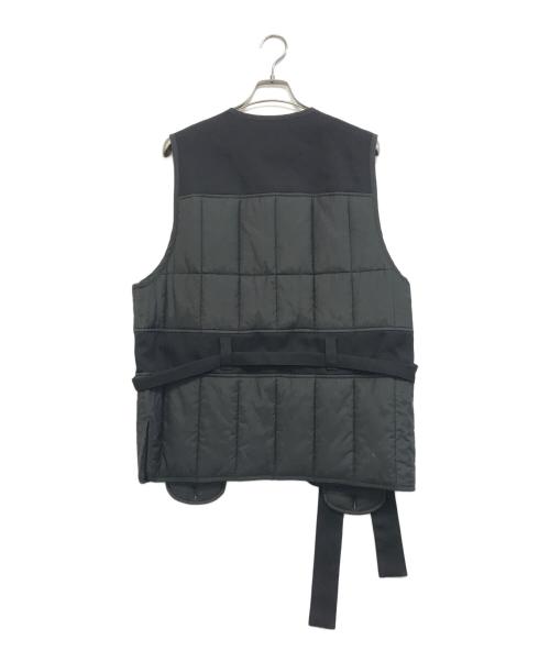 SOSHIOTSUKI（ソウシ オオツキ）SOSHIOTSUKI (ソウシ オオツキ) キルティングライナーベスト ブラック サイズ:46の古着・服飾アイテム