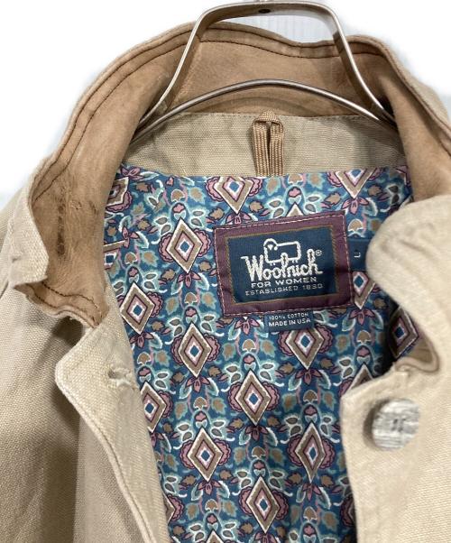WOOLRICH（ウールリッチ）WOOLRICH (ウールリッチ) ロングコート ベージュ サイズ:Ｌの古着・服飾アイテム