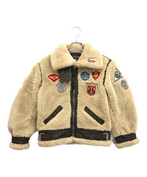 AVIREX（アヴィレックス）AVIREX (アヴィレックス) RETORO BOA B-3 TOPGUN ベージュ サイズ:140の古着・服飾アイテム