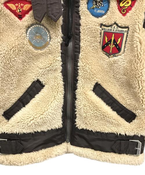 AVIREX（アヴィレックス）AVIREX (アヴィレックス) RETORO BOA B-3 TOPGUN ベージュ サイズ:140の古着・服飾アイテム