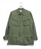 VINTAGE MILITARYヴィンテージ ミリタリー）の古着「US ARMY ファティーグジャケット」｜カーキ