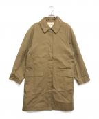 CHANELシャネル）の古着「ステンカラーコート」｜カーキ