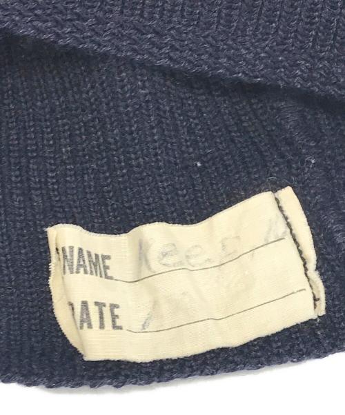 VINTAGE MILITARY（ヴィンテージ ミリタリー）VINTAGE MILITARY (ヴィンテージ ミリタリー) 40’s U'S NAVY ワッチキャップ ネイビー サイズ:表記なしの古着・服飾アイテム