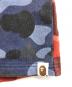 中古・古着 A BATHING APE (ア ベイシング エイプ) クレイジー カモ シャーク スウェットショーツ オレンジ サイズ:S：9000円