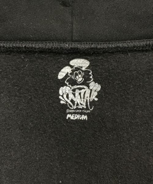 WASTED YOUTH（ウェイステッドユース）WASTED YOUTH (ウエステッド ユース) SYNA WORLD (シナワールド) ジップパーカー ブラック サイズ:MEDIUMの古着・服飾アイテム