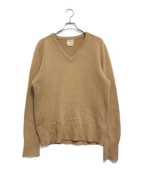 MR.GUY（ミスターガイ）MR.GUY (ミスターガイ) Vネックニット ブラウン サイズ:44の古着・服飾アイテム