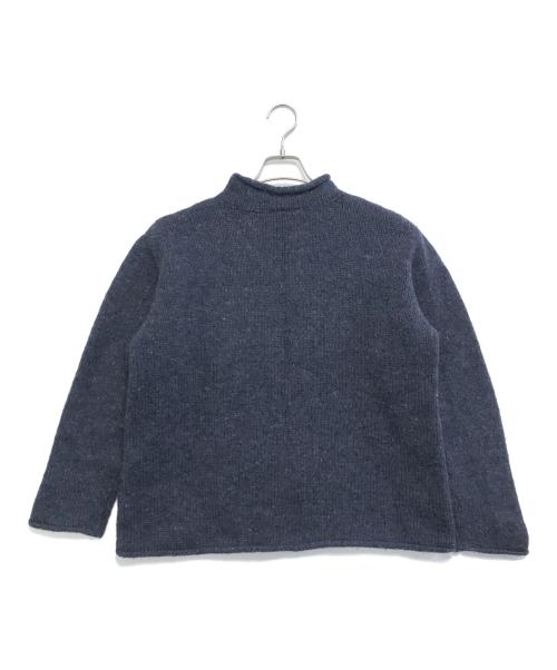 HAI SPORTING GEAR（ハイスポーツギア）HAI SPORTING GEAR (ハイスポーツギア) ロールネックニット ネイビー サイズ:Ｍの古着・服飾アイテム