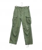 VINTAGE MILITARYヴィンテージ ミリタリー）の古着「ファティーグパンツ」｜カーキ