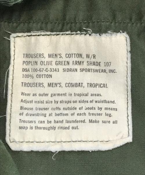 VINTAGE MILITARY（ヴィンテージ ミリタリー）VINTAGE MILITARY (ヴィンテージ ミリタリー) ファティーグパンツ カーキ サイズ:表記なしの古着・服飾アイテム