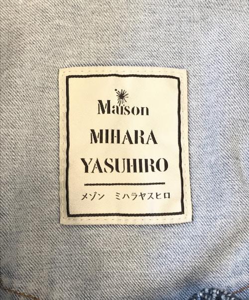 MIHARA YASUHIRO（ミハラヤスヒロ）MIHARA YASUHIRO (ミハラヤスヒロ) ドッキングレイヤード デニムパンツ インディゴ サイズ:46の古着・服飾アイテム